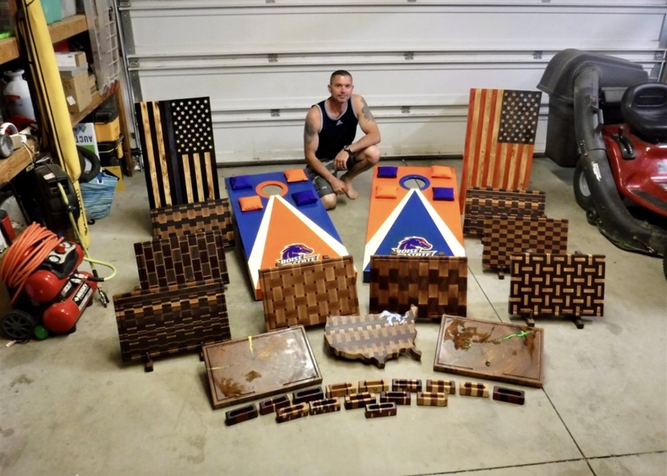 Jeremy in his workshop