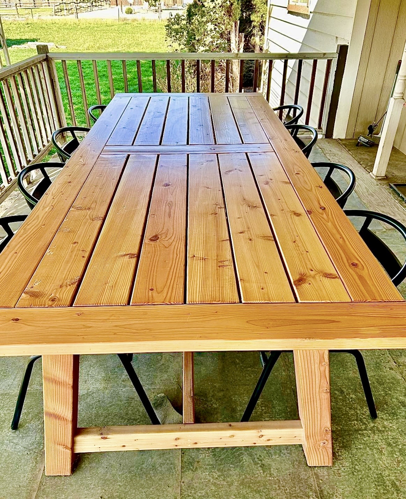 Custom dining table