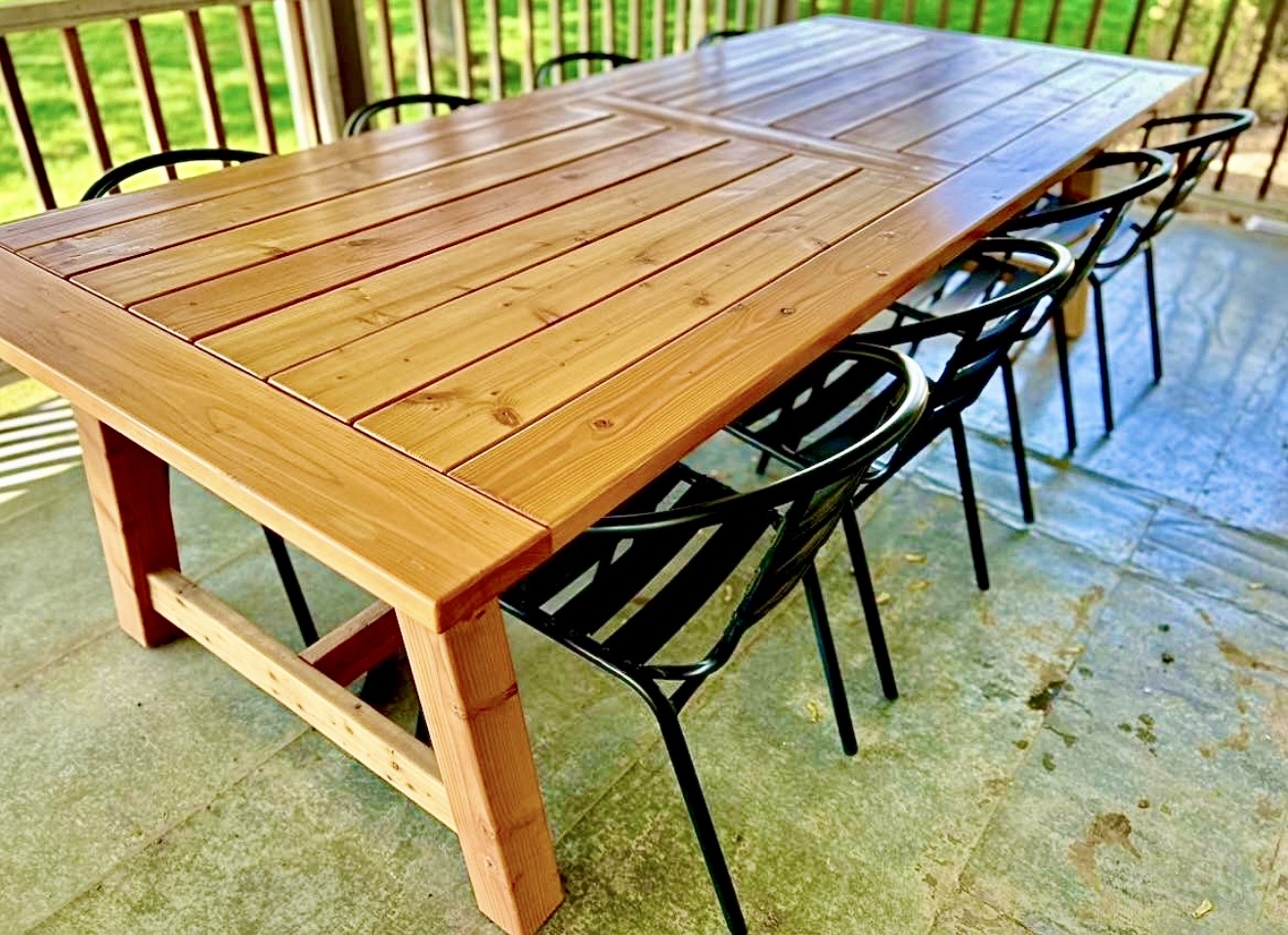 Custom dining table